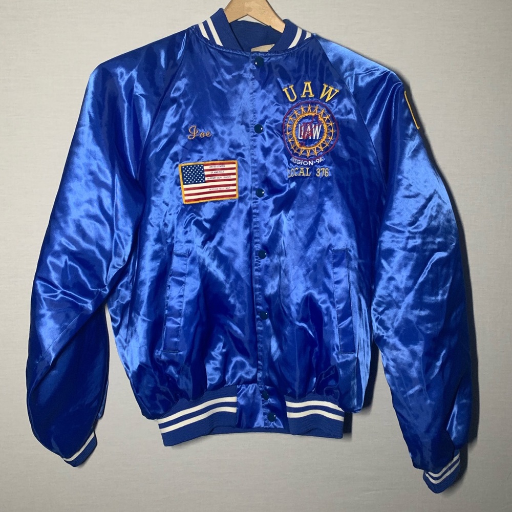 Vintage 1980s UAW Men’s Athletic Jacket